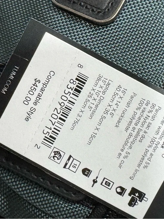 TUMI Parrish back pack. Unisex - Picture 4 of 10